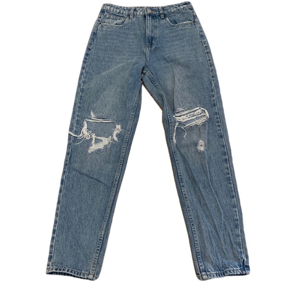 💜 Refuge Mom Vintage High Rise Distressed Denim Jeans - Size 3